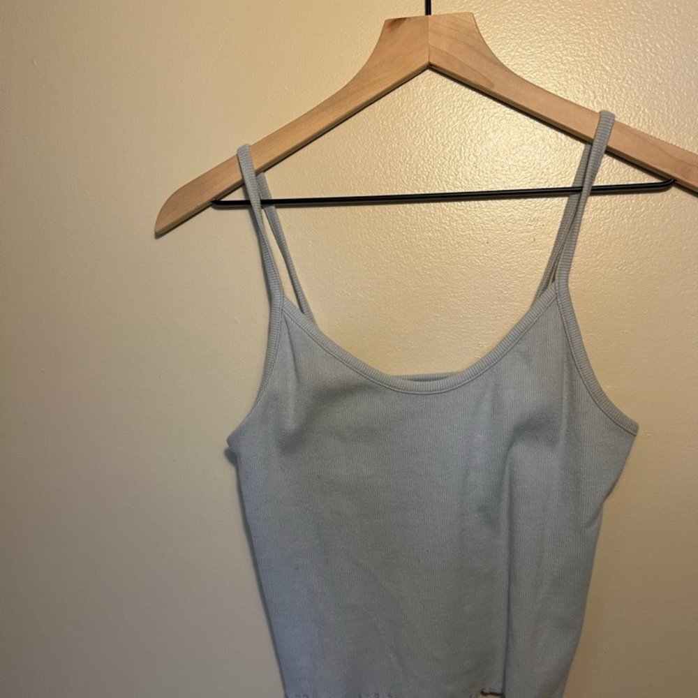 Medium Baby Blue Crop Top